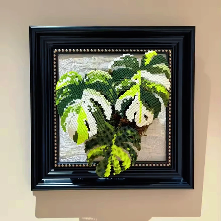 .𖥔 ݁ ˖LoopJelly𓂃.☘︎ ݁˖Pixel Plant Frames🍃Monstera Albo