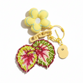 .𖥔 ݁ ˖LoopJelly𓂃.☘︎ ݁˖Pixel Leaves Keychain🌿Mixed Begonia Collection 🌈