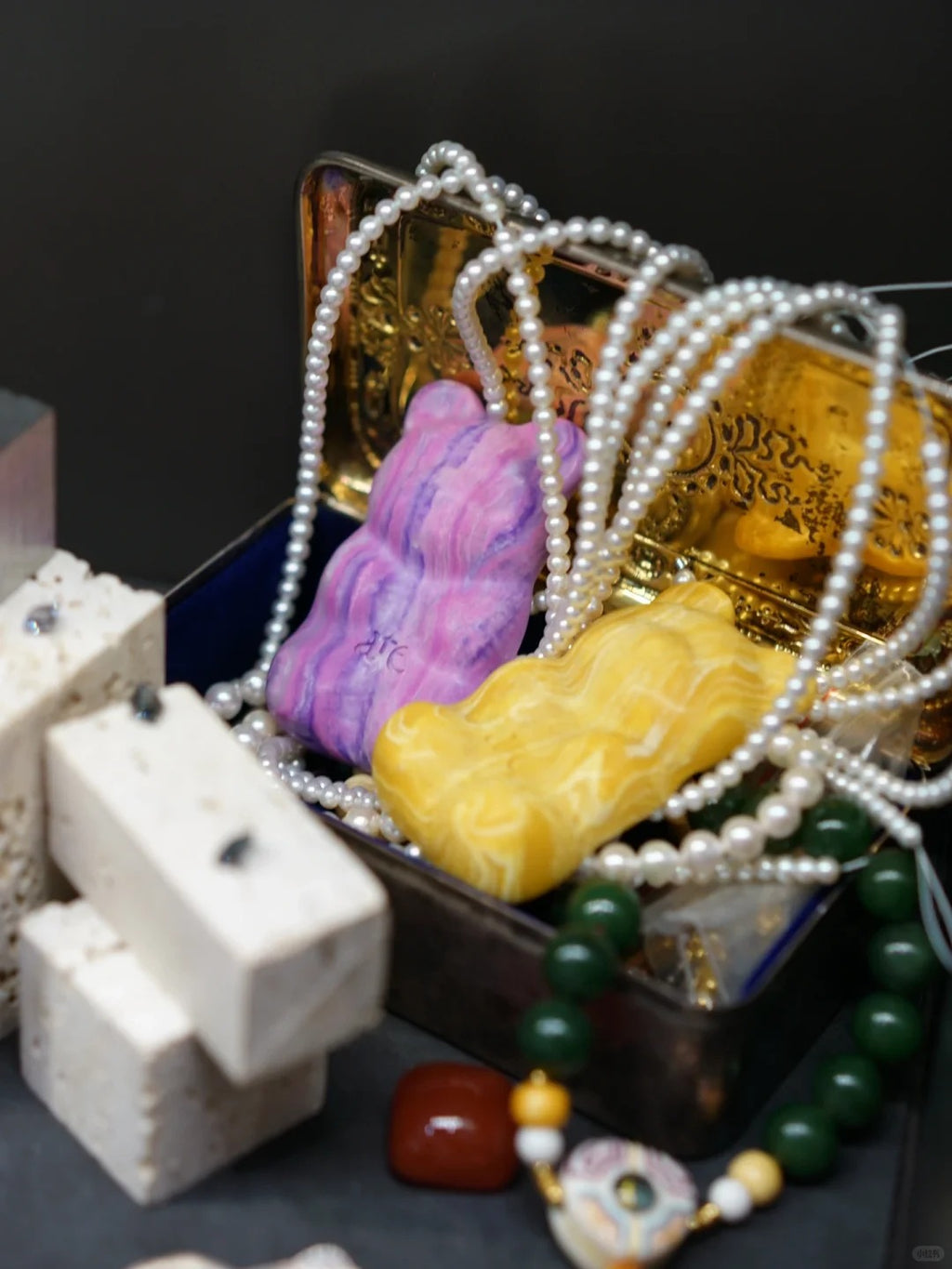 ɞLoopjellyɞ——ʕ ᵔᴥᵔ ʔAteJellʏ̆̈ ✩⡱Magsafe Jelly Dear Bear Standつ♡⊂