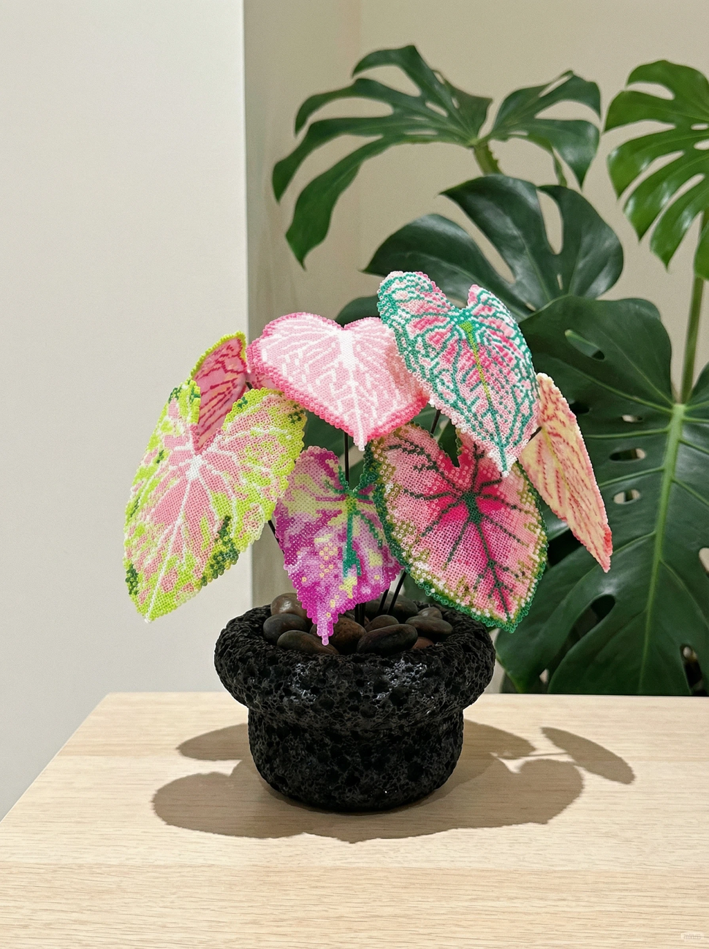 .𖥔 ݁ ˖LoopJelly𓂃.☘︎ ݁˖Pixel Potted Plants🌿Pink Caladium