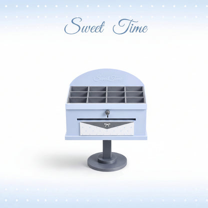 .𖥔 ݁ ˖LoopJelly𓂃.☘︎ ݁˖Sweet Time˖ Mailbox-Shaped Letter Fuse Bead Pen Holder