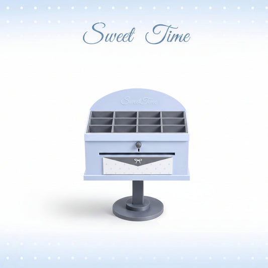 .𖥔 ݁ ˖LoopJelly𓂃.☘︎ ݁˖Sweet Time˖ Mailbox-Shaped Letter Fuse Bead Pen Holder