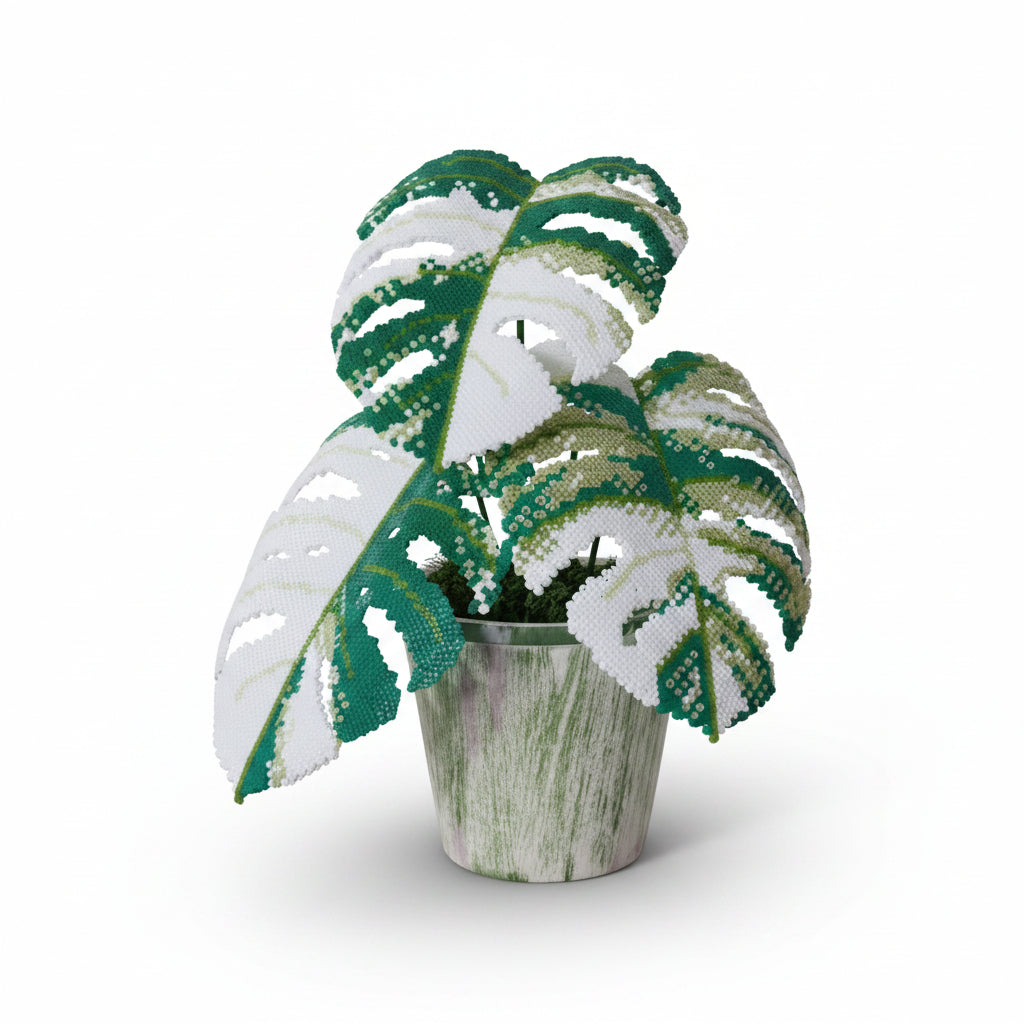 .𖥔 ݁ ˖LoopJelly𓂃.☘︎ ݁˖Pixel Potted Plants🌿Monstera deliciosa ‘Albo'