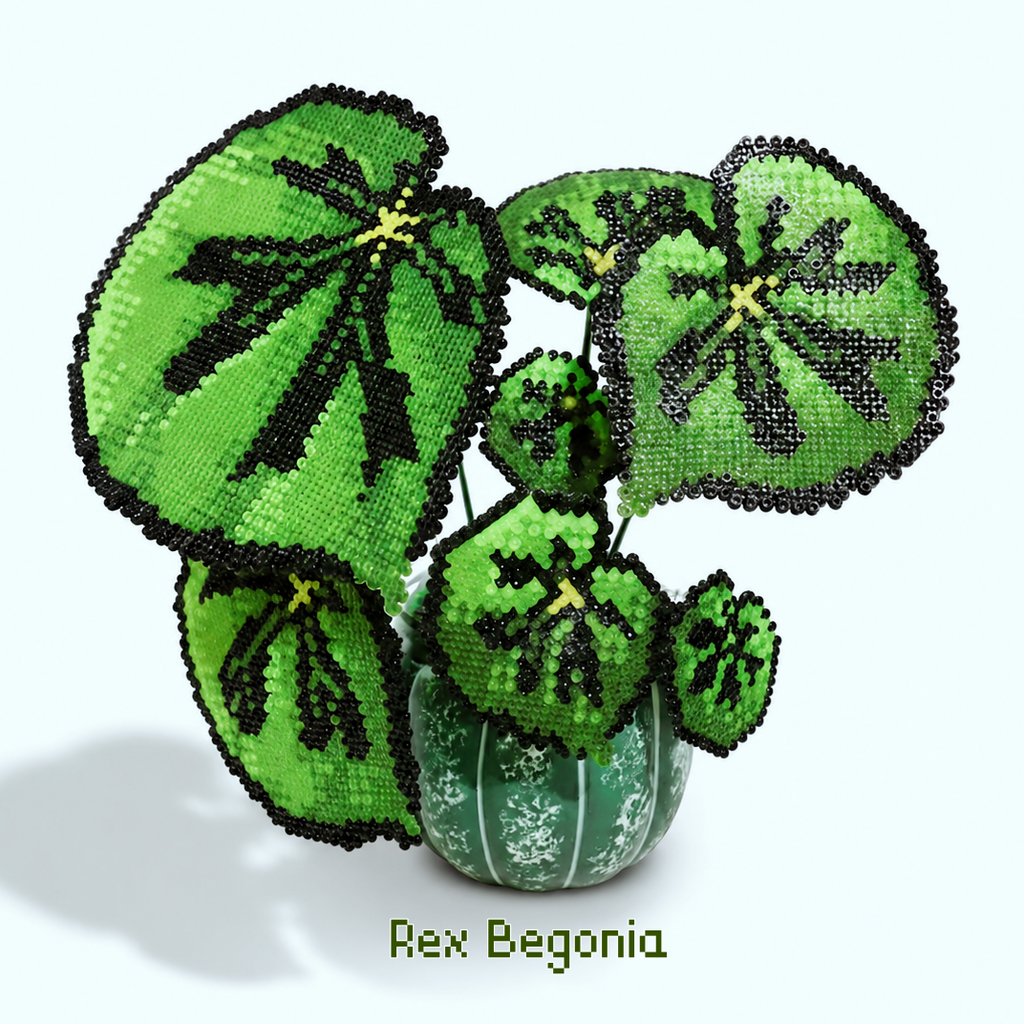 .𖥔 ݁ ˖LoopJelly𓂃.☘︎ ݁˖Pixel Potted Plants🌿Rex Begonia