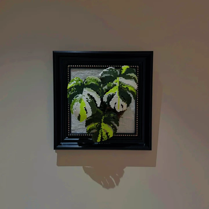 .𖥔 ݁ ˖LoopJelly𓂃.☘︎ ݁˖Pixel Plant Frames🍃Monstera Albo
